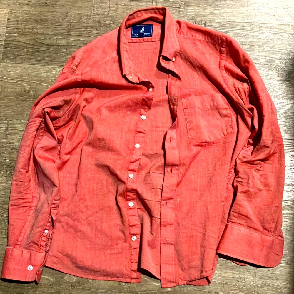 Wool and Prince button down dress shirt